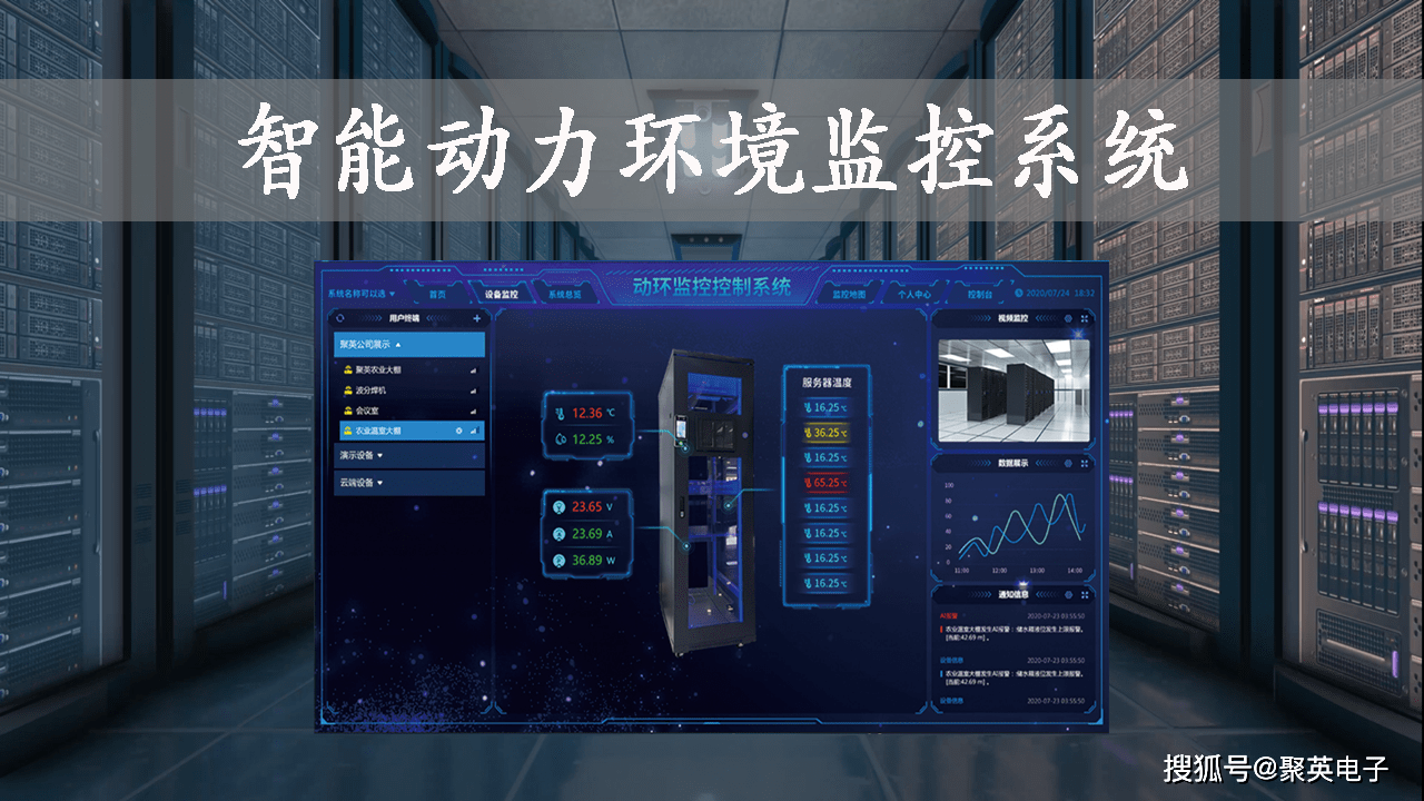 智能动力环境监控系统 24小时在线，守护机房安全